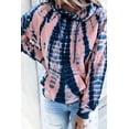thumbnail image 2 of ABPHQTO Sudadera con capucha de mujer rosa con estampado tie-dye, 2 of 5