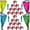 4-20balls, variant on Granny Pants Yard Game Sets for Adults, Giant Granny Pants Outdoor Games with Bouncy Balls & Cones, Super Pant Challenge Game, Family Reunion Party, Backyard Games, Field Day Fun