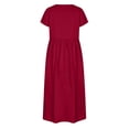 thumbnail image 5 of CIENVNSTG Women's Casual Dresses Solided Color Classic Breathable Beach Dress Flowy Eye-Catching Cocktail Dresses for Women S, 5 of 6