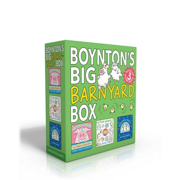 Boynton on Board Boynton's Big Barnyard Box (Boxed Set): Perfect Piggies!; Fifteen Animals!; Barnyard Dance!, (Board Book)