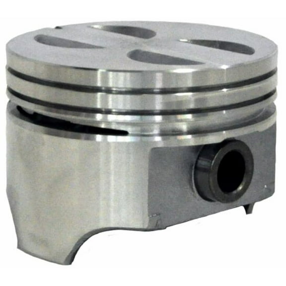 Set of 8 Flat Top Pistons | Compatible with Ford: 63-68 4.7L/289 and 77-92 5.0L/302 OHV V8 16V | 1.585" Compression Height | Size = .020 (.50mm Oversized)