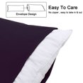 thumbnail image 3 of Piccocasa Breathable Microfiber, 1 Piece body Pillowcases Jumbo Purple, 3 of 8