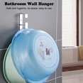 thumbnail image 2 of Colgador de pared para baño con gancho de almacenamiento de lavabo de succión potente sin clavos de 3 capas, 2 of 8