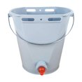 thumbnail image 3 of Cubo alimentador para terneros, cubo para terneros, suministros para , fácil instalar, práctico, alimentación gran capacidad, Gris con 1 pezón, 3 of 8