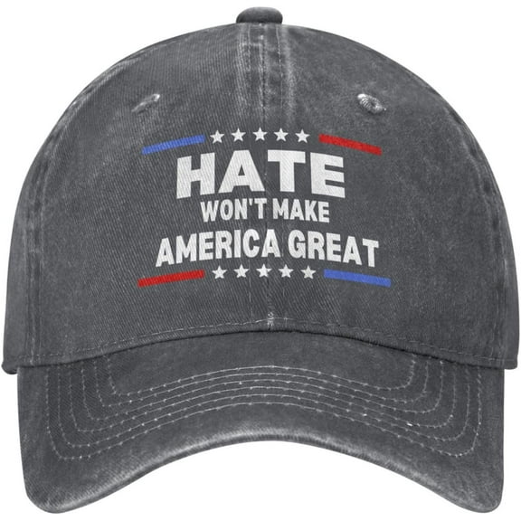 Hate Won't Make-America-Great Patriotic hat Denim Hats Baseball Caps