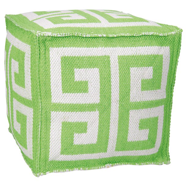 Nourison Outdoor Pillows Apple Green Decorative Throw Pillow , 16X16X16