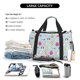 thumbnail image 5 of Fotbe Happy Easter Bolsa de Viaje con Estampado, Bolsa de Fin de Semana para Mujer con Compartimento para Zapatos, Bolsa de Gimnasio con Bolsillo Húmedo, 5 of 7