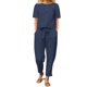 thumbnail image 1 of Ploknplq Jumpsuits for Women,Jogging Suits for Women Plus Size,Lounge Sets for Women,2 Piece Outfits For Matching Set T Shirts Pants,Matching Sets Women Clothing,Track Suits for Women Set Navy XL, 1 of 8