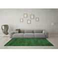 thumbnail image 3 of Ahgly Company Indoor Round Abstract Emerald Green Contemporary Area Rugs, 4' Round, 3 of 4