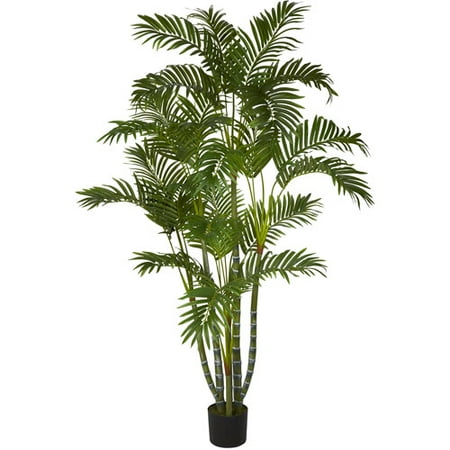 - Nearly Natural Areca Palm Silk Tree, 5 ft.
