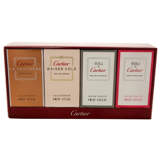 Cartier Variety by Cartier for Women 4 Pc Mini Gift Set