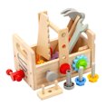 thumbnail image 1 of Juego de simulación, juego de herramientas para niños pequeños, juego de herramientas para niños, regalos de cumpleaños de madera para niños y niñas, 1 of 9