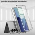 thumbnail image 3 of for Samsung Galaxy Z Fold 7 Case with Hinge Protection, Luxury Slim Thin Lightweight Shockproof Hard PC Protective Support Wireless Charging Phone Cover for Samsung Galaxy Z Fold 7, Clear, 3 of 8