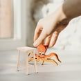 thumbnail image 3 of Miangastore 1pc Wooden Furniture Model Mini Stool Model Mini House Stool Model DIY Model, 3 of 8
