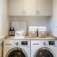 thumbnail image 3 of Kaboon Washer Dryer Countertop with Edge Rails, 27.5" x 54", Oak, 3 of 7