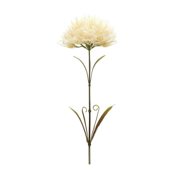 Melrose Set of 6 Beige Puff Artificial Stems 24"