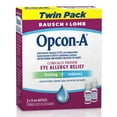 OpconA Allergy Eye Drops by Bausch + Lomb, for Itch and Redness Relief, Red and Itchy Eyes