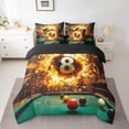 thumbnail image 2 of Castle Fairy Snooker Billiards Twin Bedding Sets,Abstract Ball Game Bedding Comforter Set, 2 of 8