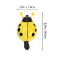 thumbnail image 2 of ULTNICE 4pcs Cute Bike Bell Metal Yellow Crisp Sound for Bike Accessories, 2 of 8