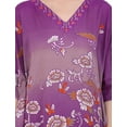 thumbnail image 2 of Miss Lavish London Kaftan Dresses for Women,Beach Kaftan Coverups,Hawaiian Coverups for Women,Long Beach & Swimsuit Coverups,Plus Size African Caftan Dress,Moroccan Style Loungewear Purple 3XL, 2 of 7