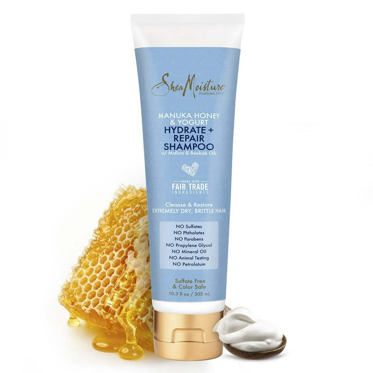 SheaMoisture to Hydrate & Repair Hair Manuka Honey & Yogurt 10.3 oz - Walmart.com