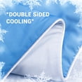 thumbnail image 4 of Aship Cooling Comforter King Size, Gradient Dual-Sided Q-Max>0.5 Arc-Chill Summer Comforter, Breathable Skin-Friendly Cooling Quilt for Hot Sleepers 90" x 108" Blue, 4 of 8