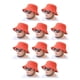 thumbnail image 2 of Minnieouse Sombreros de protección solar ligeros y cómodos de poliéster para hombres Sombrero de pescador Sombrero para hombres naranja Tallas naranja Talla extra 10piezas, 2 of 6