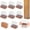 Clear-8pcs, variant on Ezprotekt 16 Pcs Chair Leg Caps Rectangle Furniture feet Covers with Felt, Chair Leg Floor Protectors, Fit L :1.3-1.7", W: 0.9-12" (Clear)