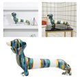 thumbnail image 3 of Esculturas de resina de perro salchicha Perro Estatuilla de adorno de perro salchicha Perro salchicha, 3 of 9