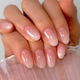 thumbnail image 1 of Uñas postizas cortas con forma de almendra WAFOLOZE de Press on Nails, 24 unidades, 1 of 7