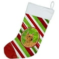 thumbnail image 2 of Carolines Treasures SS4568-CS Norwich Terrier Winter Snowflakes Christmas Stocking SS4568 Large multicolor, 2 of 2