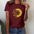 thumbnail image 2 of Womens Summer Tops Casual Linen Womens T Shirts Casual Summer Graphic Tees for Women 2025 Trendy, 2 of 4