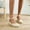 Beige-3, variant on Women's Espadrilles Closed Toe Ankle Strap Dressy Platform Wedge Sandals Summer Dress Shoes