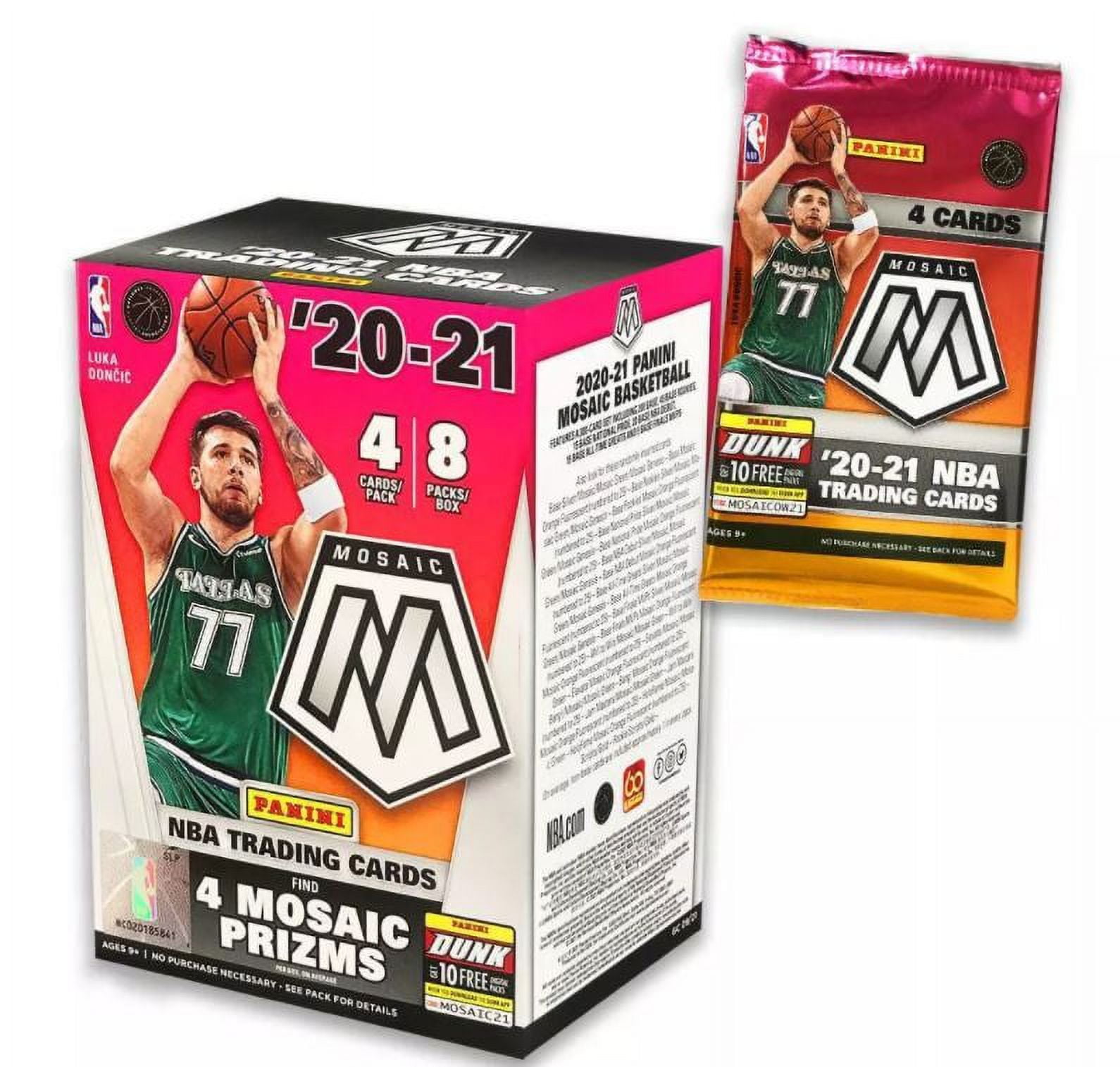 2020-21 Panini Mosaic Basketball Hobby Box