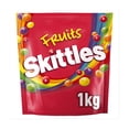 thumbnail image 3 of Skittles Vegan Chewy Sweets Fruit Flavoured Bulk Sharing Bag 1000g, British Import (Pack of 6), 3 of 4