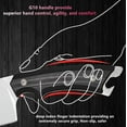 thumbnail image 6 of OERLA OL-0023W Forged Cutlery 8-Inch Blade Kitchen Chef Knife 420HC Steel Full Tang with G10 Handle and Bottle Opener for Home Kitchen Restaurant, 6 of 7