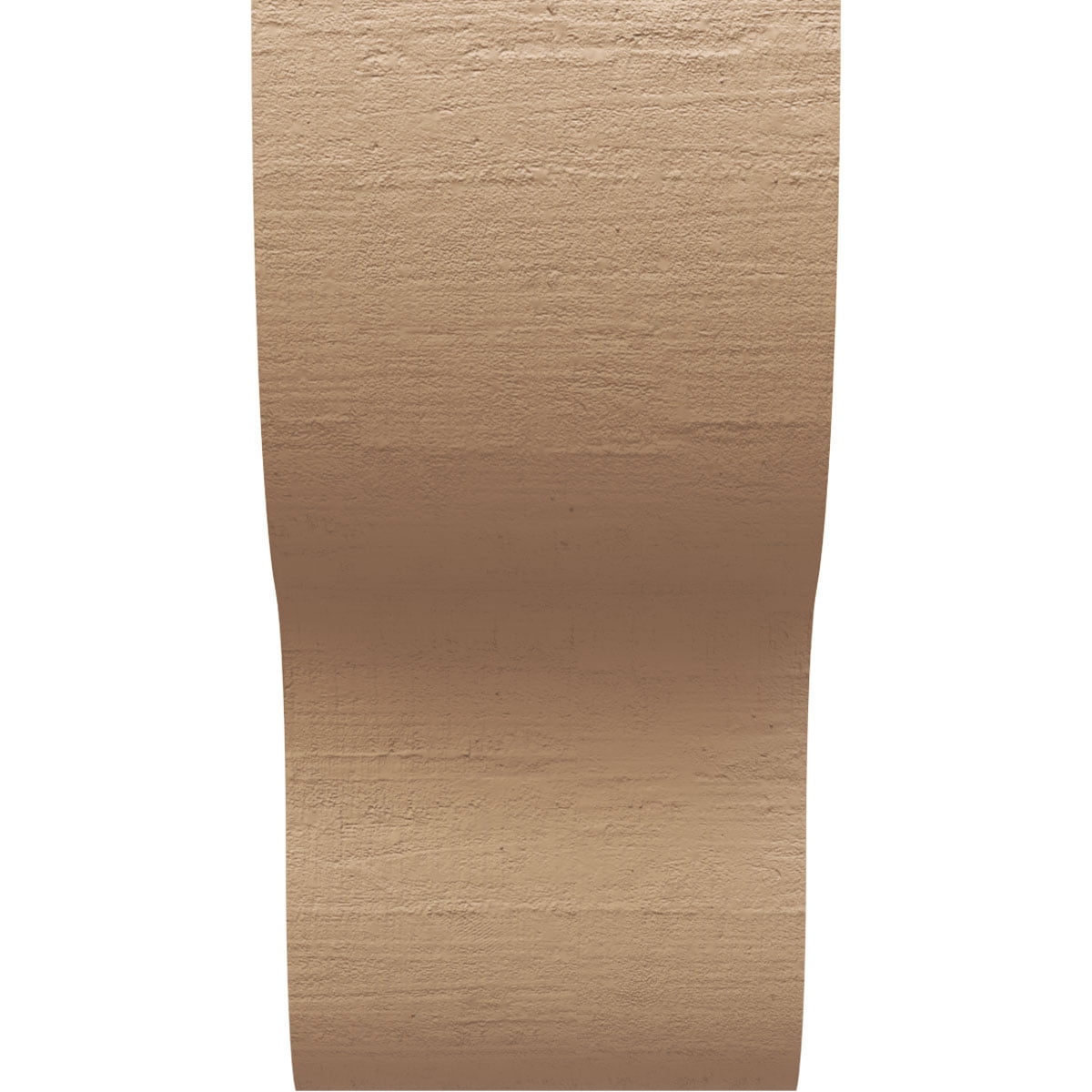 5"W x 5"D x 10"H Wide Greensboro Rough Cedar Woodgrain TimberThane Corbel, Primed Tan