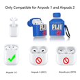 thumbnail image 2 of Funda para AirPods de primera y segunda generación con llavero Suublg Chocolate, 2 of 6