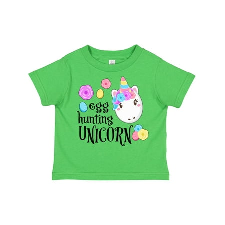 

Inktastic Egg Hunting Unicorn- Easter Eggs Gift Toddler Boy or Toddler Girl T-Shirt