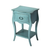 Beaumont Lane 1 Drawer Nightstand in Rustic Blue