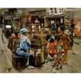 thumbnail image 3 of Robert Frederick Blum 14x12 Black Modern Framed Museum Art Print Titled - The Ameya (By 1893), 3 of 5