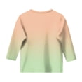 thumbnail image 5 of Karoyedx Girls Long Sleeve Ruffle T-Shirts, Basic Crewneck Everyday Tops, Soft Print Tee for Kids Khaki Size,10-11 Years, 5 of 5