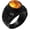 Black Orange, variant on Men's Stainless Steel Gold United States Army Class Rings