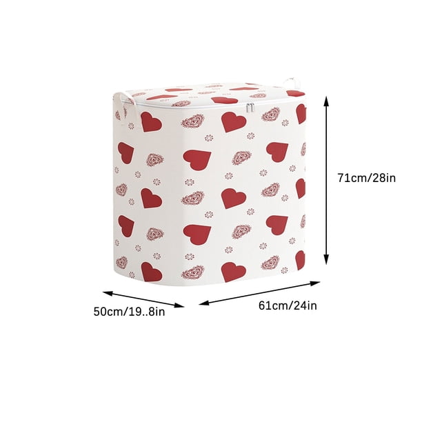Bolsa organizadora de ropa | Caja de almacenamiento portátil de tela con doble cremallera | Almacenamiento plegable para viajes, ideal para edredones, ropa de cama y ropa de invierno