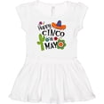 thumbnail image 3 of Inktastic Happy Cinco de Mayo- Sombrero, Cactus, Flowers Girls Baby Dress, 3 of 5