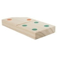 thumbnail image 4 of Hey! Play! Giant Wooden Dominoes Set Hand-Crafted Pine Wood Lawn Game, 28 Count, 4 of 9