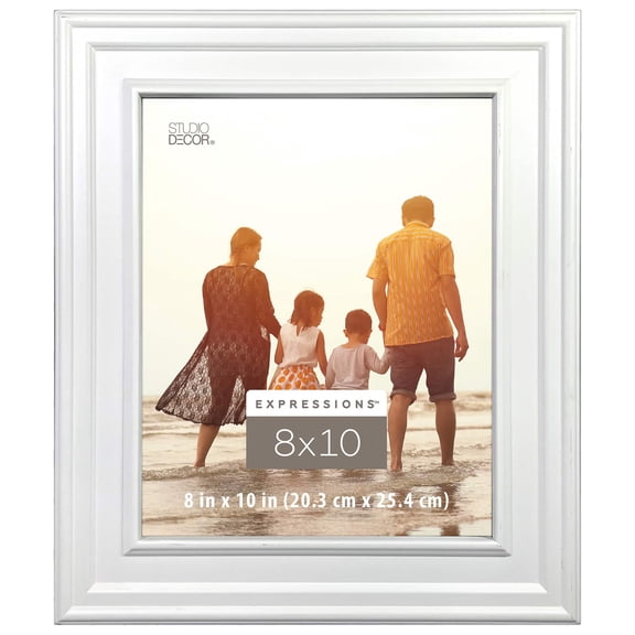 Studio Decor White Frieze 8" x 10" Frame, Expressions, 12 Pack