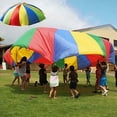 thumbnail image 1 of Kids Play Parachute 6m Large Children Rainbow Outdoor Game Exercise Sport Toy, 1 of 8