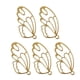 thumbnail image 1 of 5x/Set Wings Feather Frame UV Resin Blank Pendant Open Bezel Setting for DIY Arts Crafts Jewelry Making Pressed Flower, 1 of 4