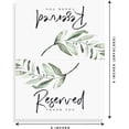 thumbnail image 3 of Place Cards for Weddings, Receptions, Parties, Celebrations, Great Addition to Your Table Centerpiece, Theme, Decorations (Rustic Greenery, 50 pieces), 3 of 4